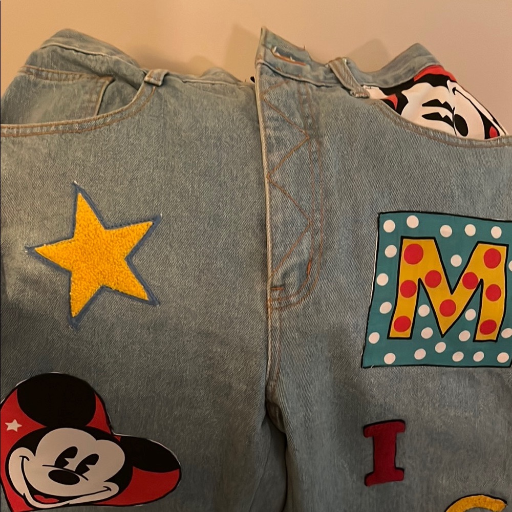 Ladies Disney Mickey Mouse Jeans size 9/10